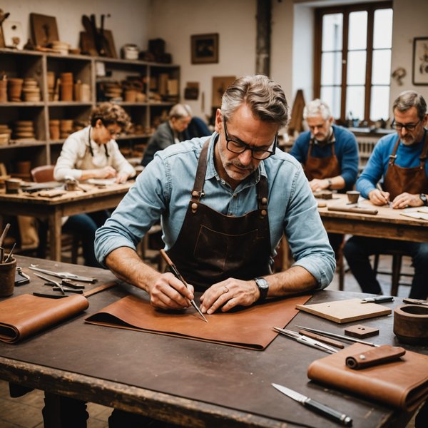 Où participer à des ateliers de fabrication de cuir en Italie?